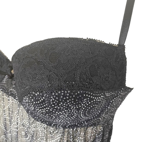 PRINTED Mesh Chemise🖤🖤 - Picture 6 of 9